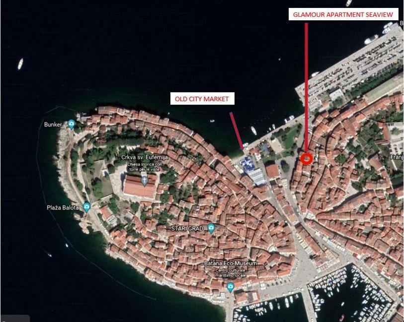 Glamour Apartment Sea View Rovinj Luaran gambar